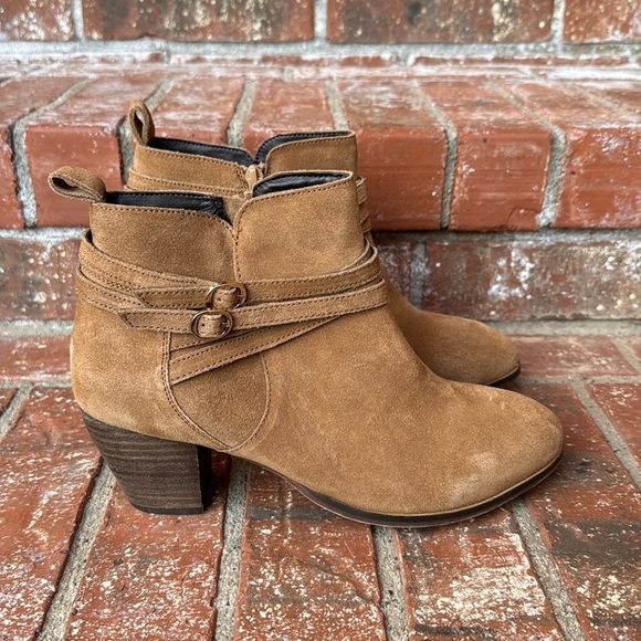 Diba Women's Brown Side Zip Round Toe Ankle Boots Booties Size 9 - Picture 1 of 7
